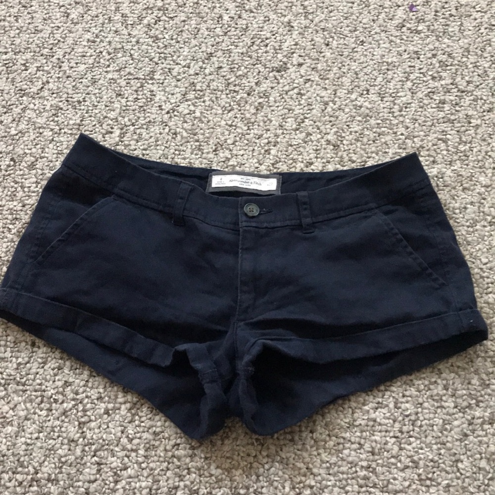 Navy Blue Abercrombie and Fitch Jean shorts